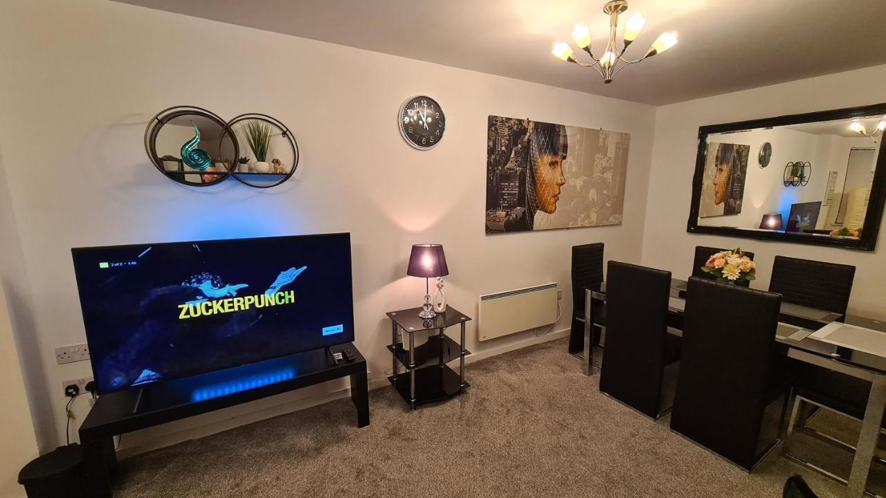 Luxury 2 Bed Apt With Free Wi-Fi & Parking Manchester Kültér fotó