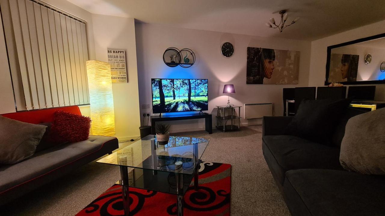 Luxury 2 Bed Apt With Free Wi-Fi & Parking Manchester Kültér fotó