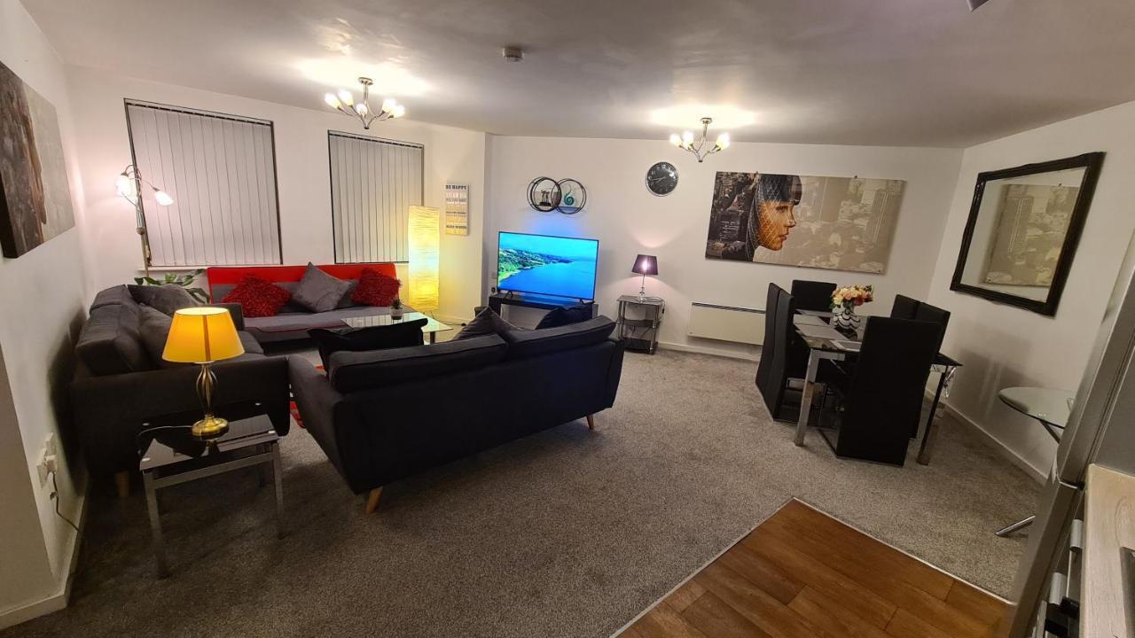 Luxury 2 Bed Apt With Free Wi-Fi & Parking Manchester Kültér fotó