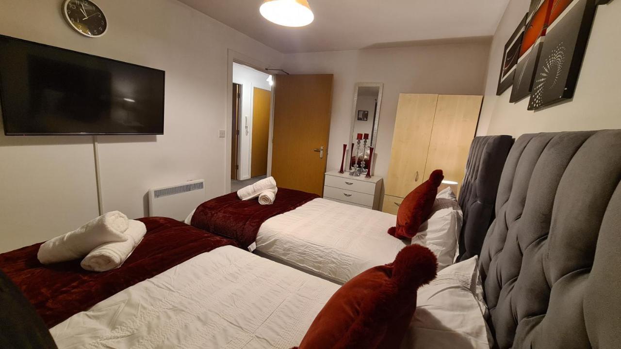 Luxury 2 Bed Apt With Free Wi-Fi & Parking Manchester Kültér fotó