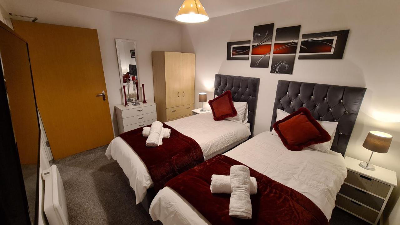 Luxury 2 Bed Apt With Free Wi-Fi & Parking Manchester Kültér fotó